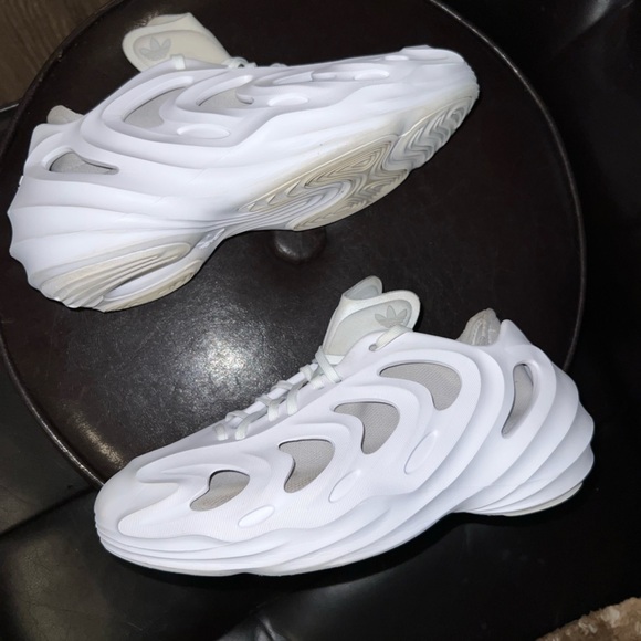 Adidas adiFOM Quake white grey size men’s 8.5 - Picture 7 of 10